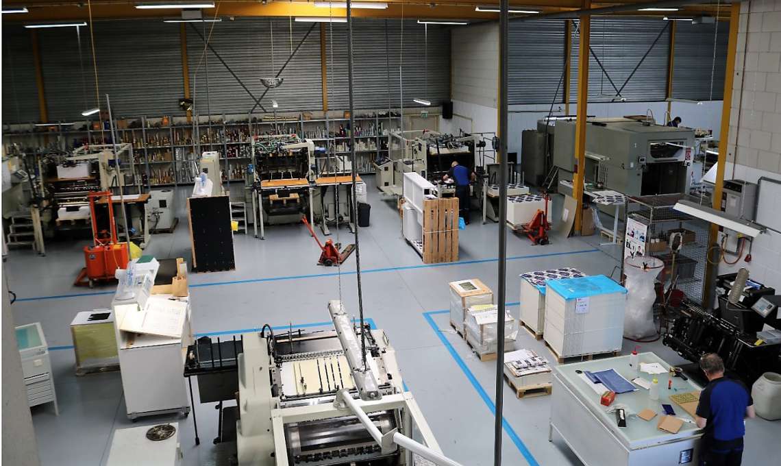 Hensen Foliedrukkers machinepark